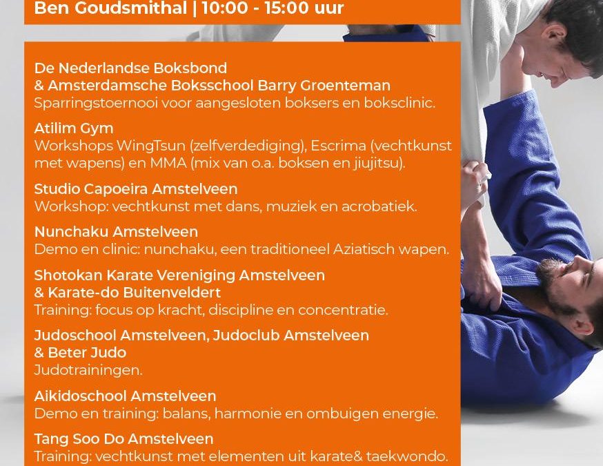 Aikido school Amstelveen present op Zelfverdedigingsdag 2025